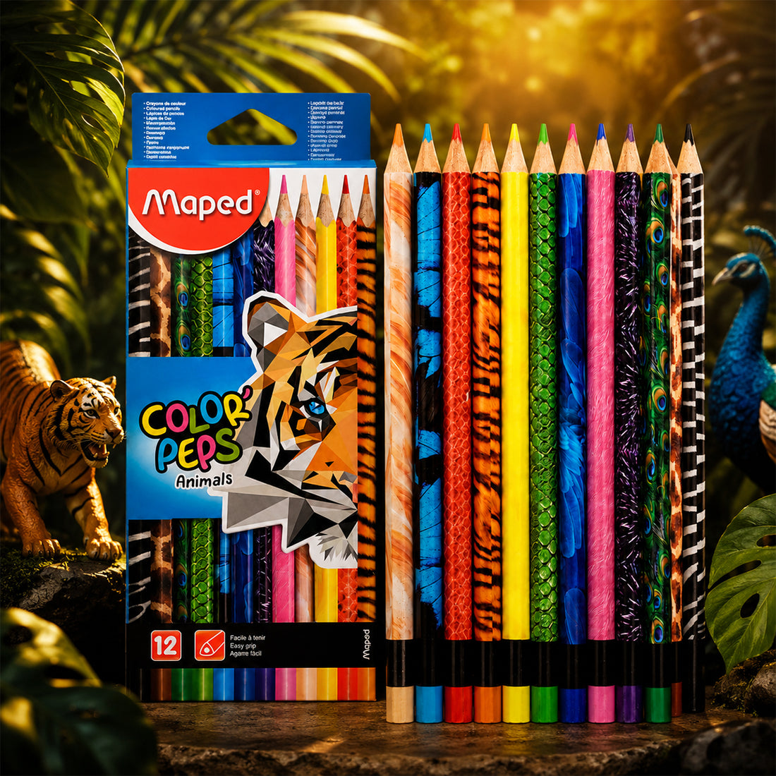 Maped Color Peps Animals — 12 Animal‑Themed Colour Pencils