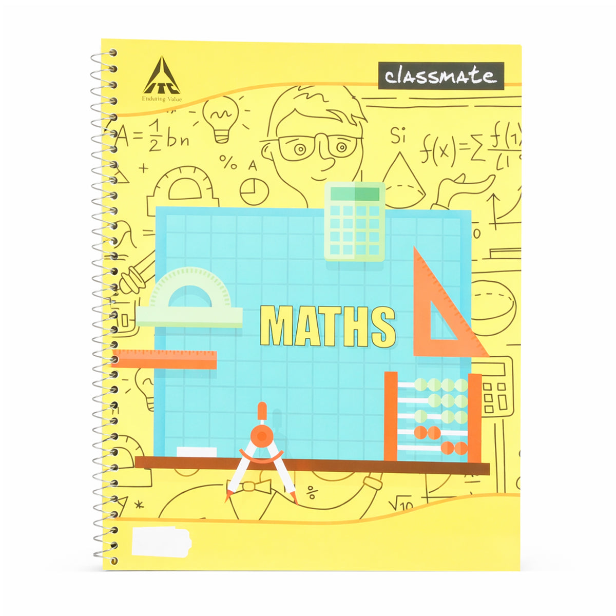 Classmate Maths Geometry & Formula Notebook – A4, 60 Pages (Pack of 2)