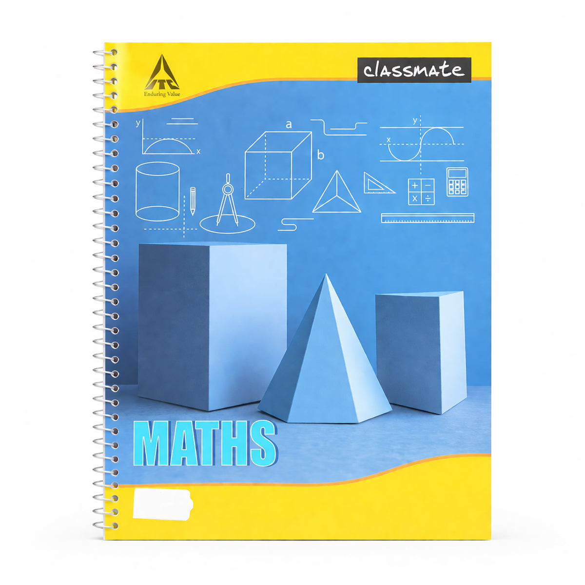 Classmate Maths Geometry & Formula Notebook – A4, 60 Pages (Pack of 2)
