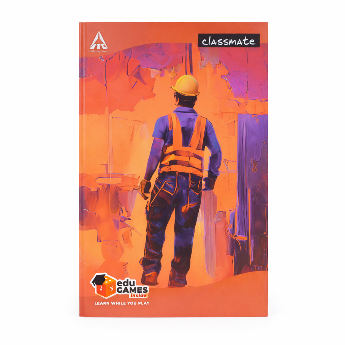 Classmate Unruled Notebook 160 Pages - Premium Plain A4 Long Book