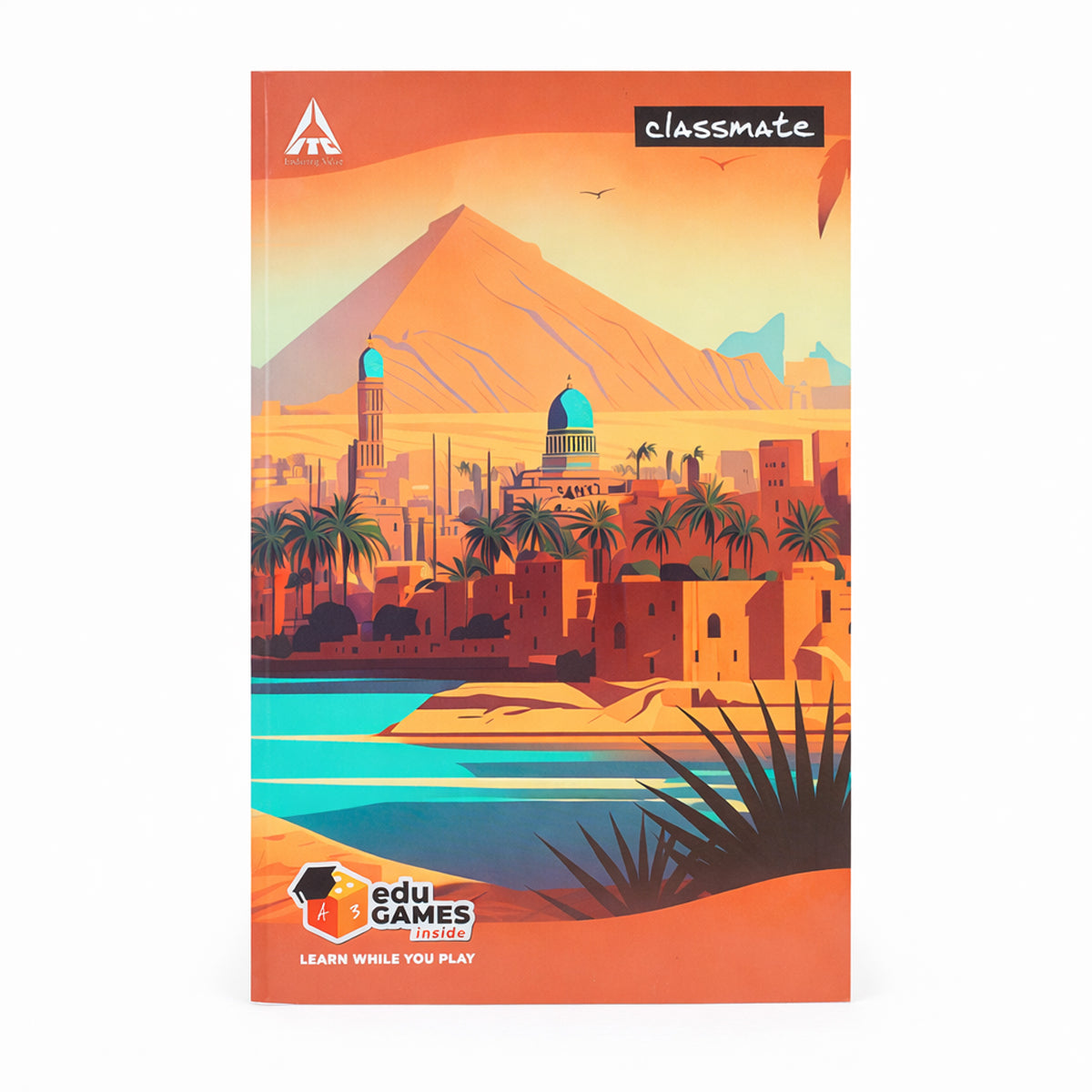 Classmate Unruled Notebook 160 Pages - Premium Plain A4 Long Book