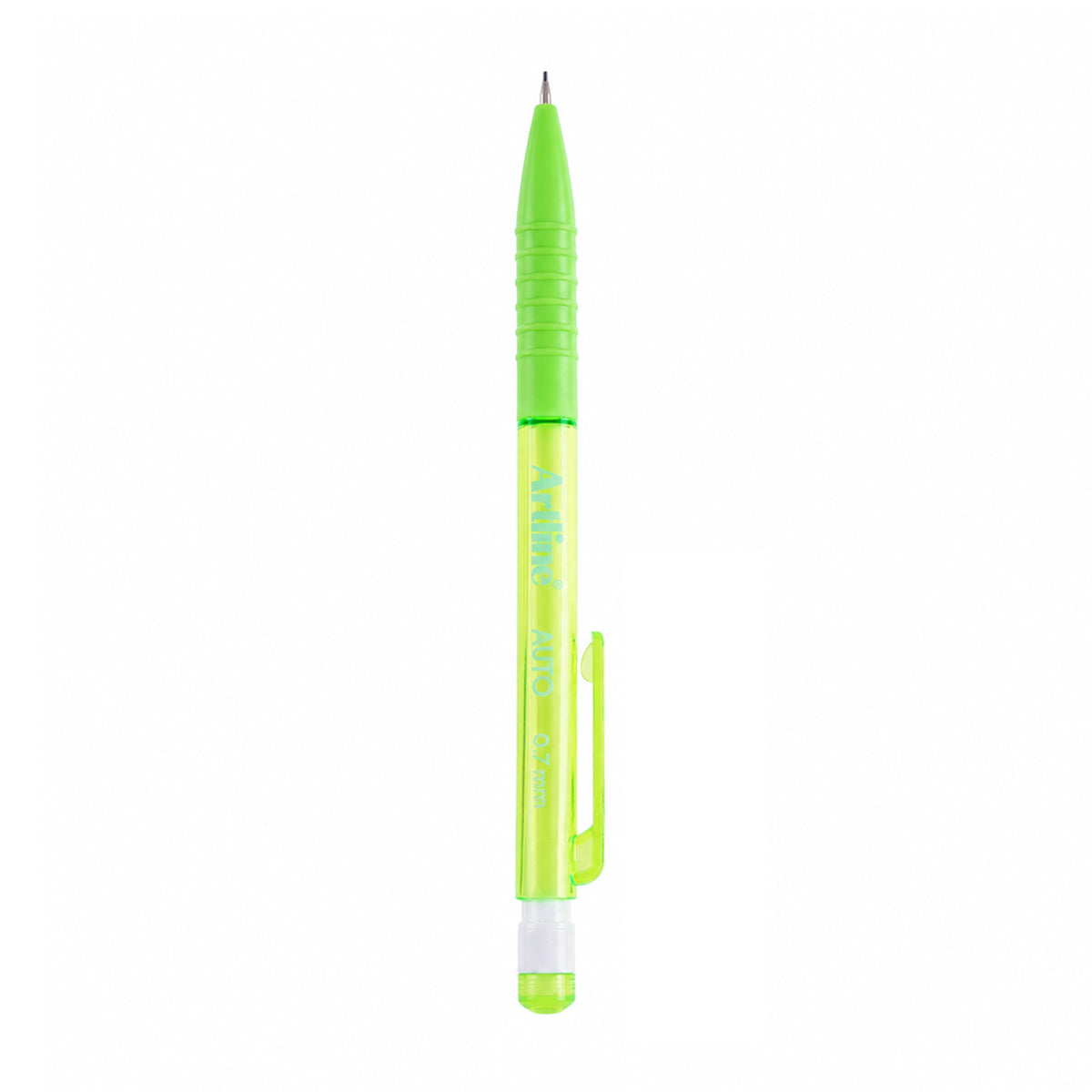 Artline Mechanical Pencil — Pack of 3, 0.7 mm (Green) with Free Lead Tube