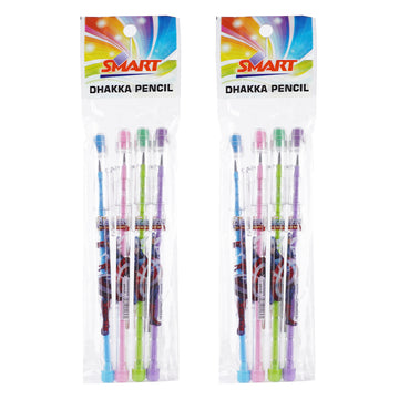 Arav Avengers Design Smart Dhakka 4pcs Extensible Pencil Set - Pack of 2