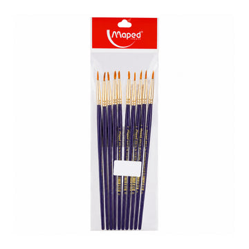 Maped Color'Peps Round Brushes — Set of 10 (Size 2)