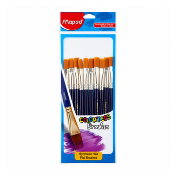 Maped Color'Peps Flat Brushes — Set of 10 (Size 6)