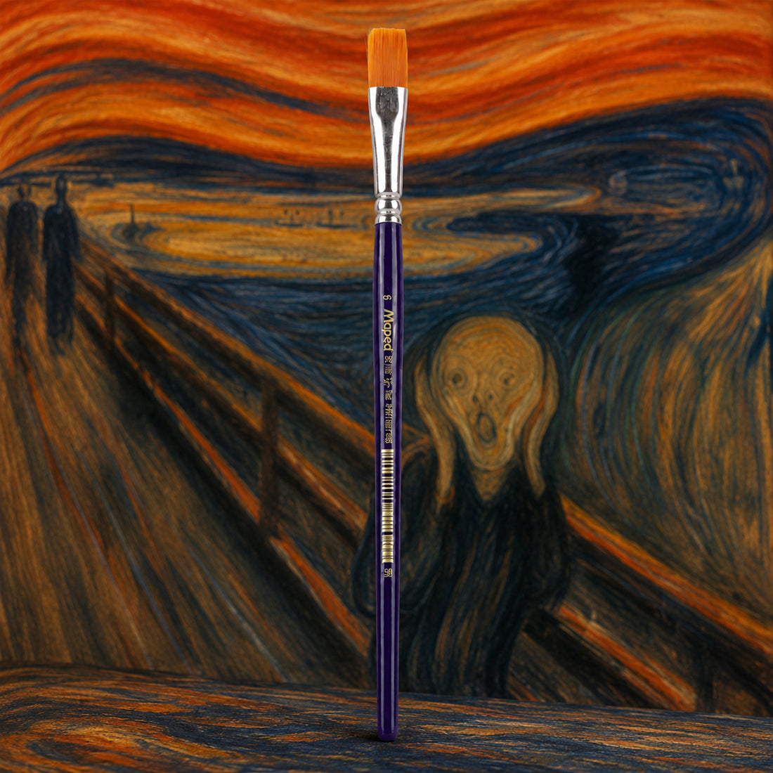 Maped Color'Peps Flat Brushes — Set of 10 (Size 6)
