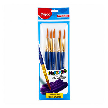 Maped Color'Peps Round Brushes — Set of 5 (Size 11)