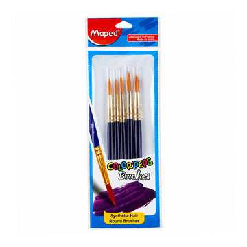 Maped Color'Peps Round Brushes — Set of 5 (Size 9)