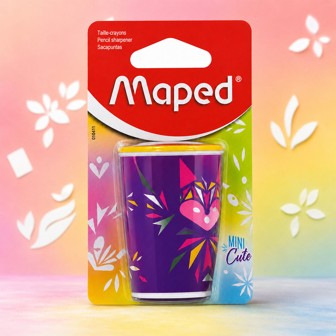 Maped Mini Cute 2‑Hole Pencil Sharpener — Violet