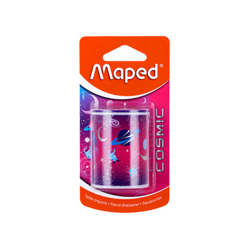 Maped Cosmic Double Hole Pencil Sharpener - Space Theme (Purple)