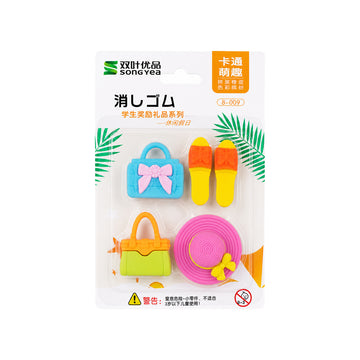Arav Songyea Women Accessory Erasers — Pack of 3 (12 Pieces)