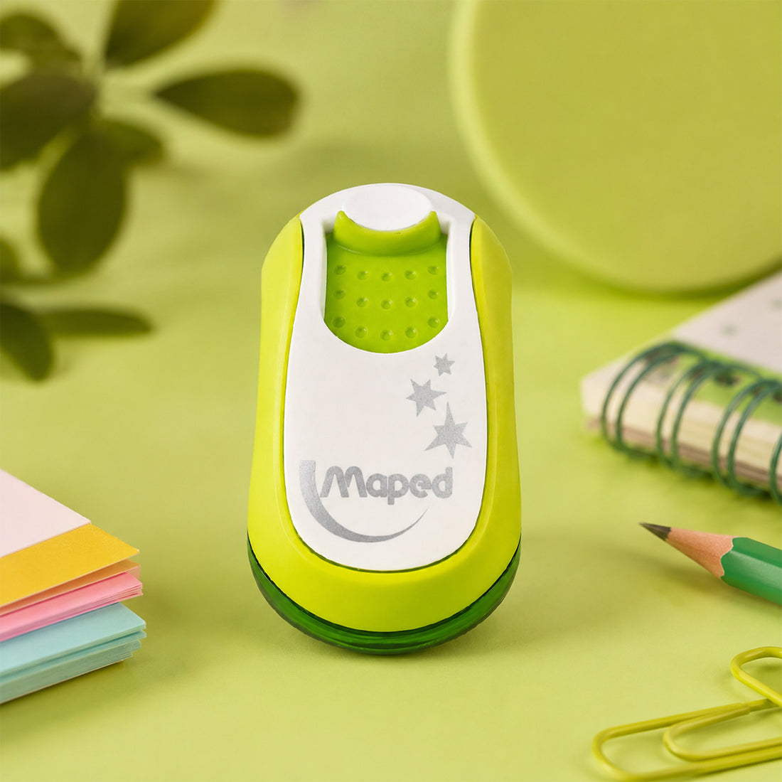 Maped Clean Pencil Sharpener — Green (Pack of 2)