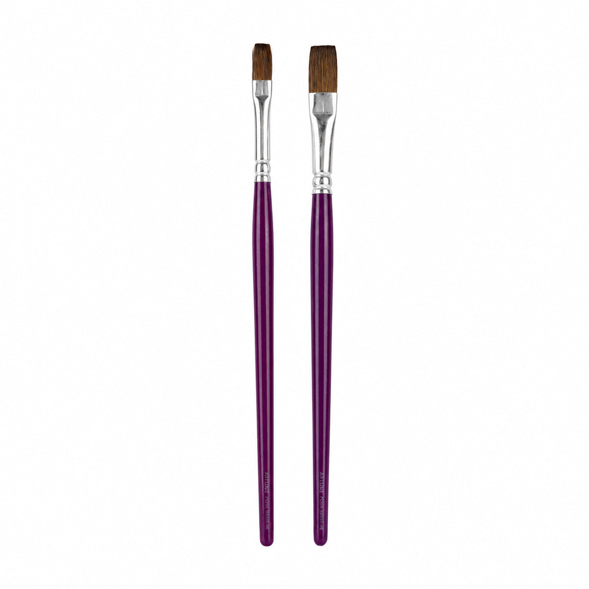 Artline 4 Pony Hair Flat Paint Brush Set — Sizes 1, 2, 4, 6