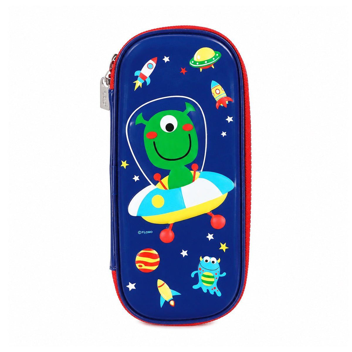 EVA Cartoon Pencil Case – Hard Shell Dual-Zipper Pencil Box
