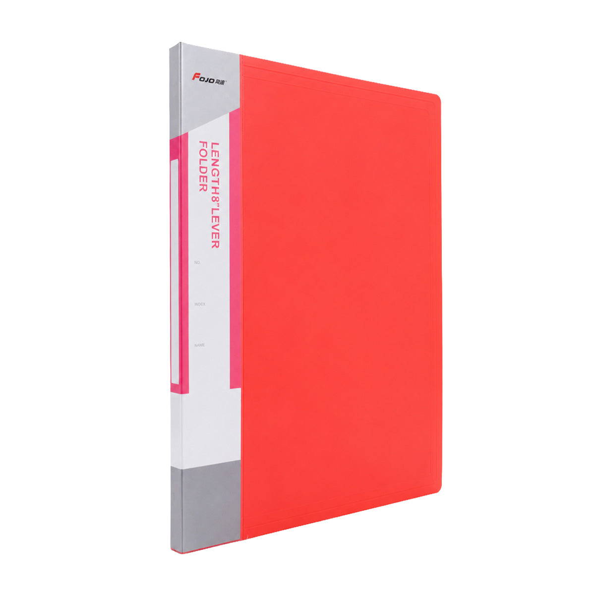 8-Inch Lever Folder – Orange, Green & Pink