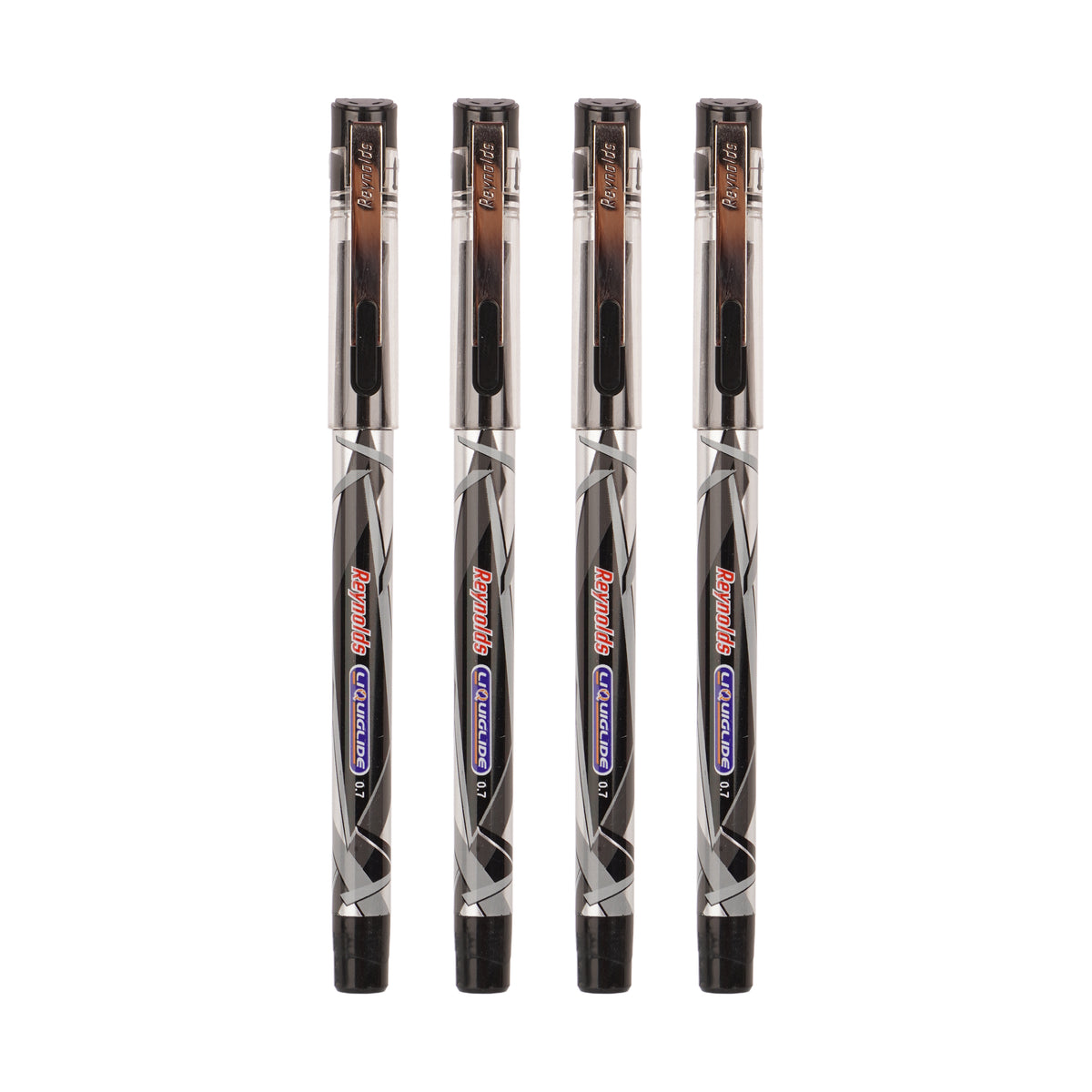 Reynolds Liquiglide Ball Pen 0.7mm — Black Ink, Black Body