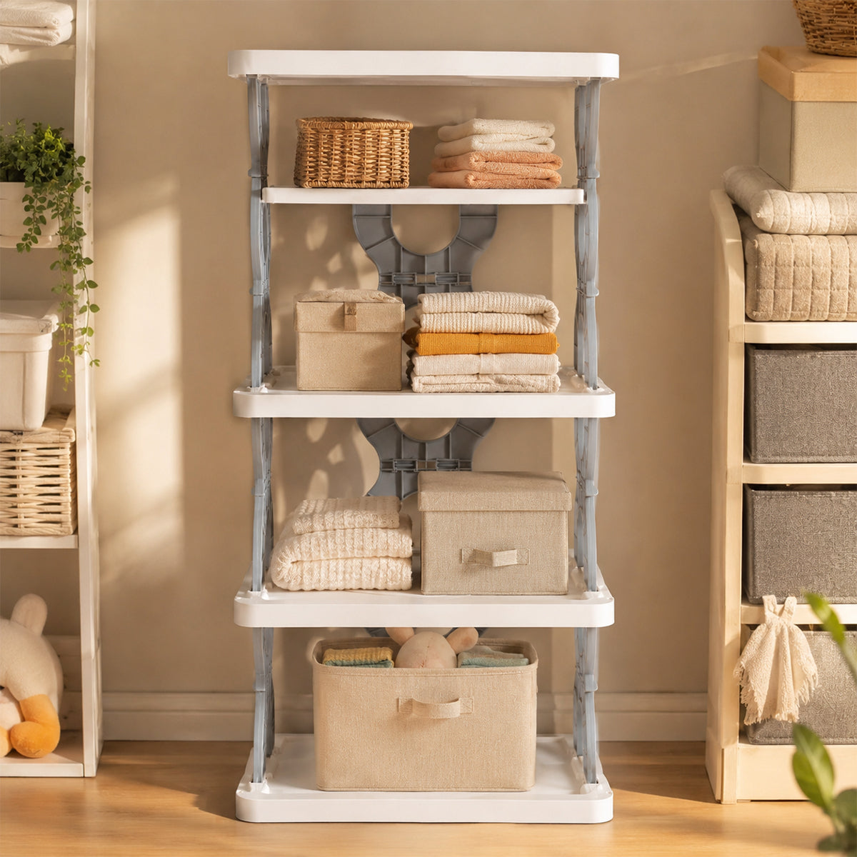 Multifunctional Vertical Corner Shoe Organizer – Space-Saving Storage Rack by The Writershub