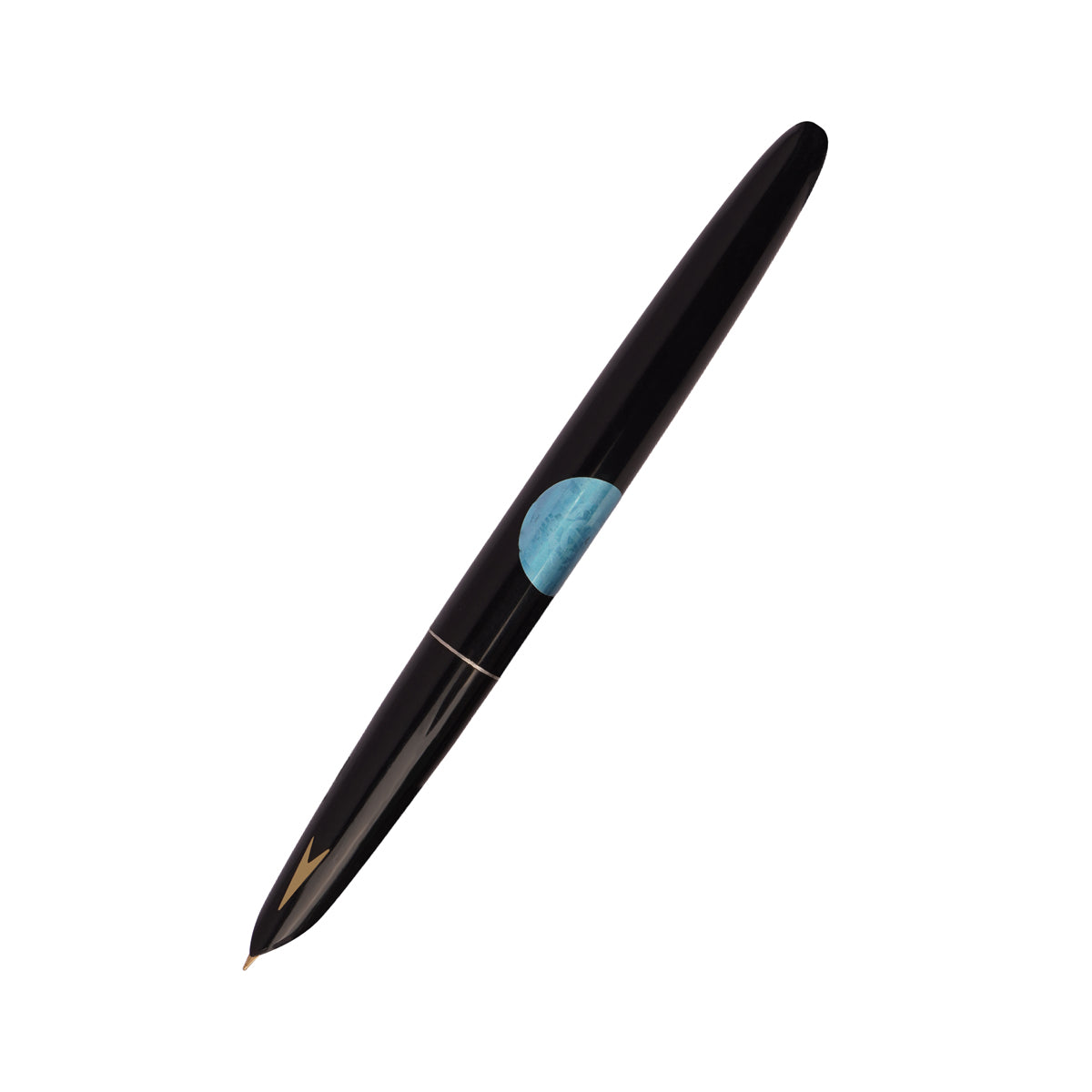 Hero 329 Black Silver Cap Aerometric Fine Nib Fountain Pen