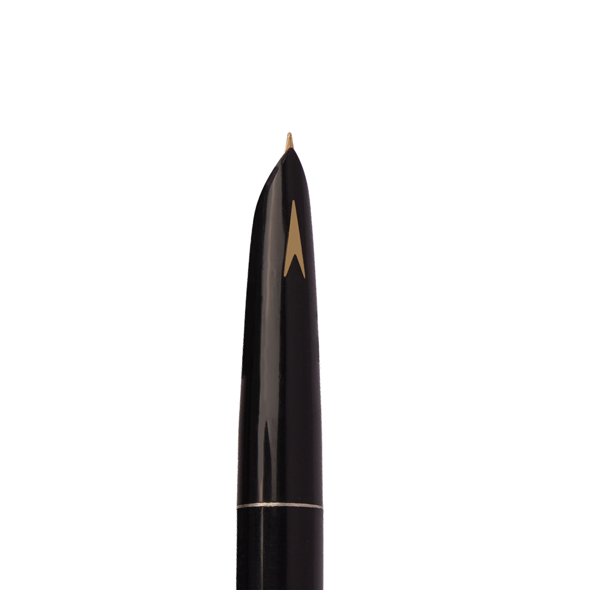 Hero 329 Black Silver Cap Aerometric Fine Nib Fountain Pen