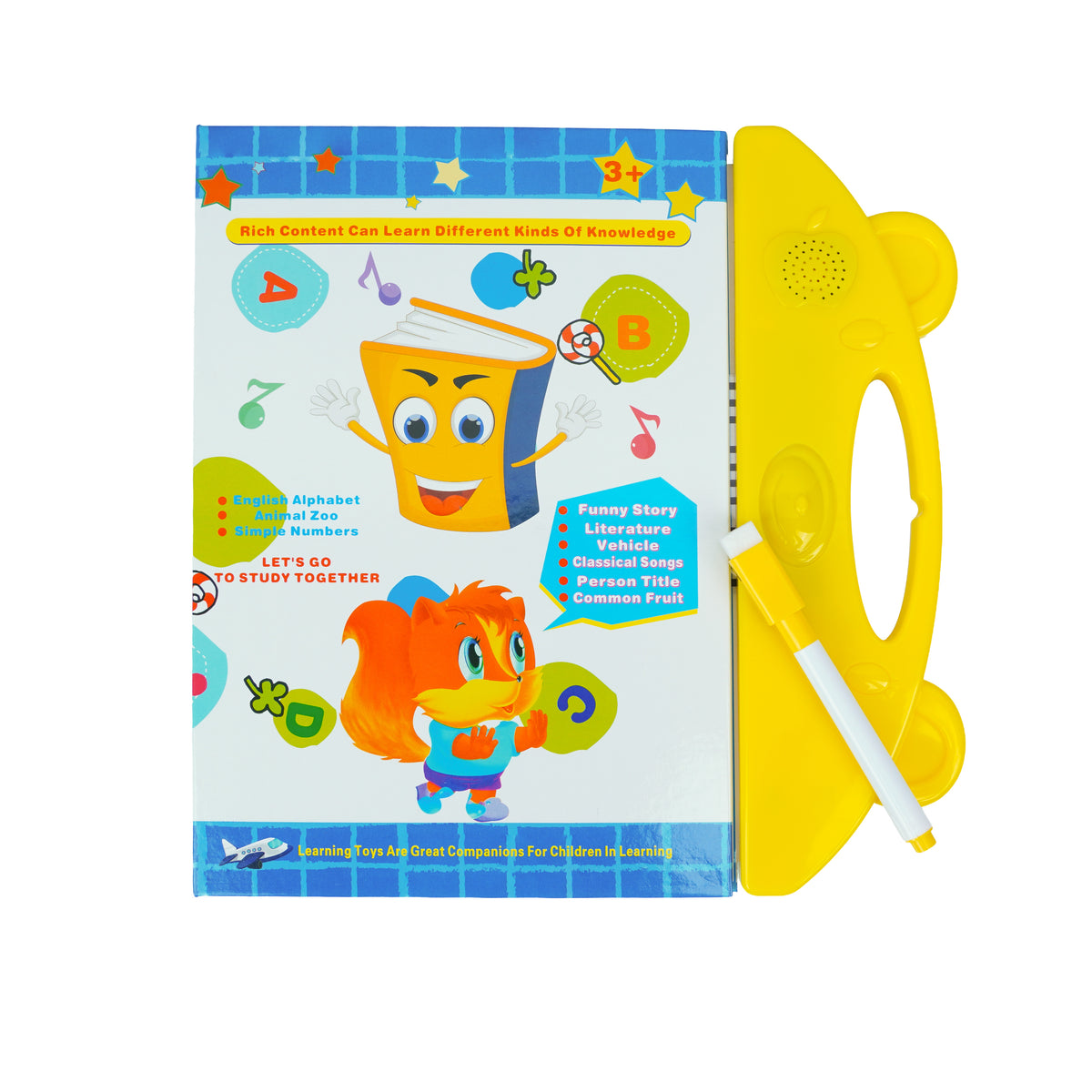Writershub Interactive Baby Learning Book - Talking Toy for Kids 3+