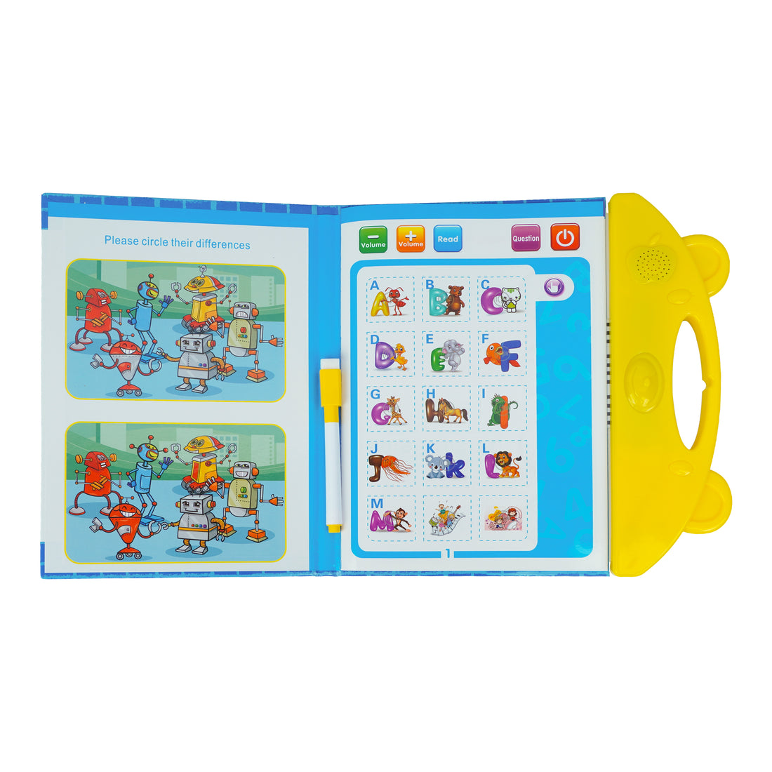 Writershub Interactive Baby Learning Book - Talking Toy for Kids 3+