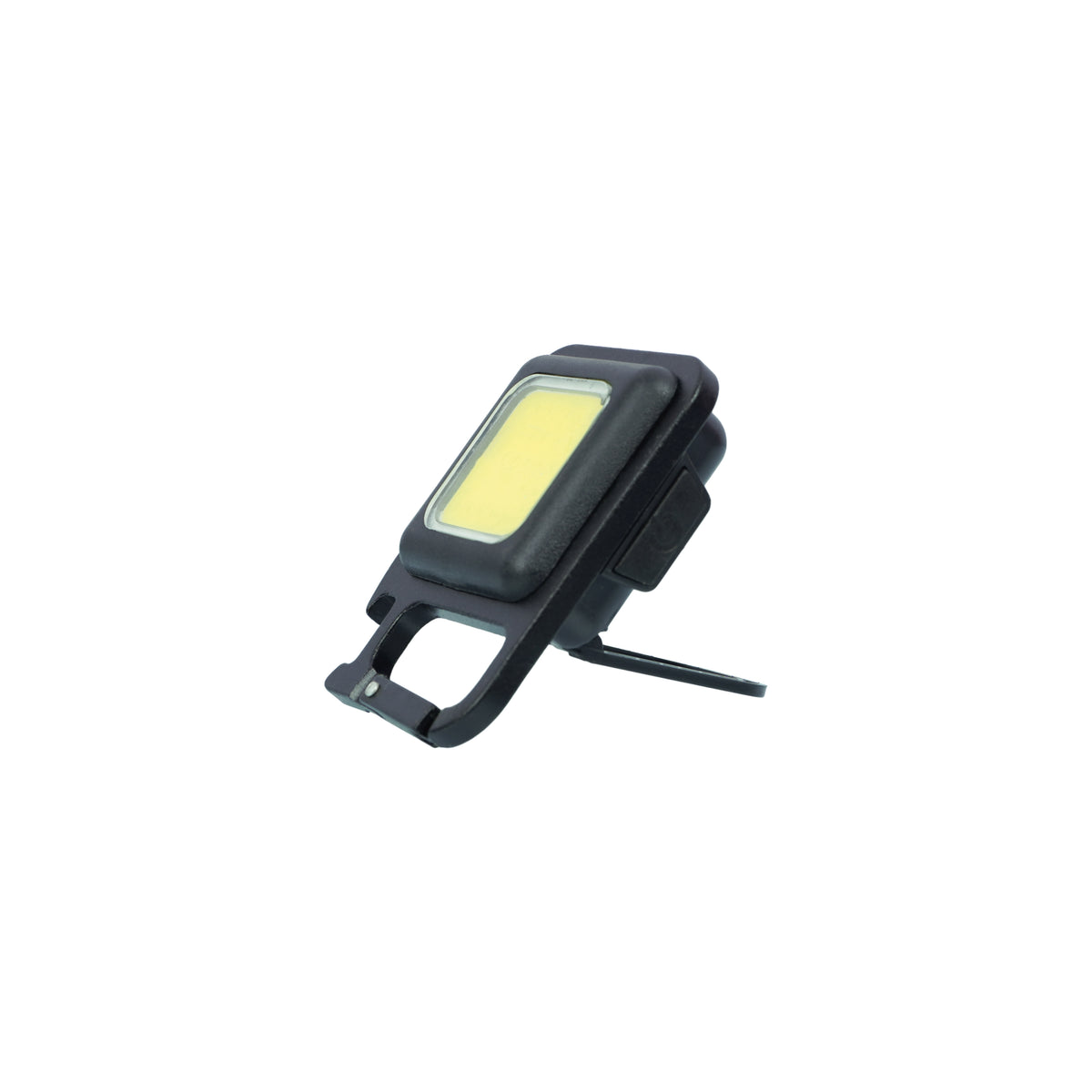 The Writershub COB Rechargeable Keychain Light – Mini LED Torch with Magnet & Bottle Opener