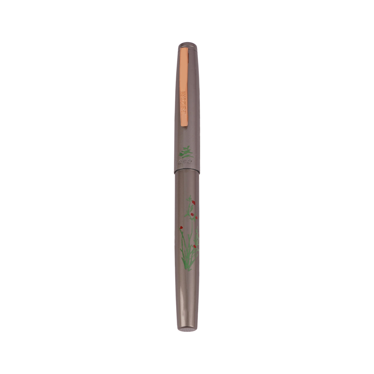 Hero 343 Grey Aerometric Fine Nib Fountain Pen - Sleek Metal Design