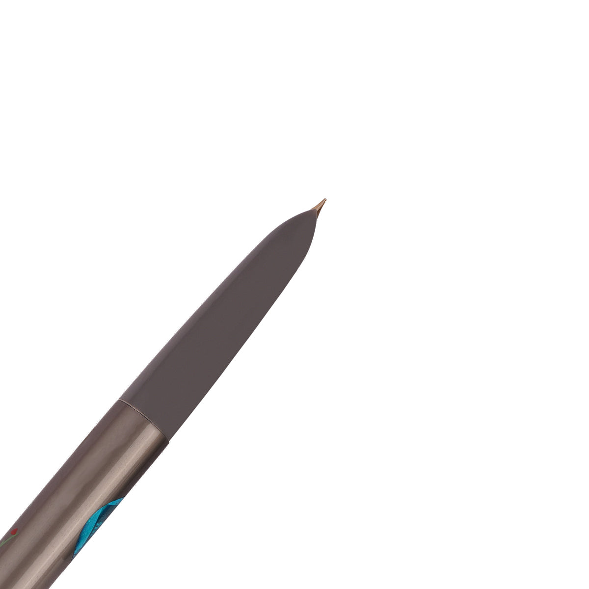 Hero 343 Grey Aerometric Fine Nib Fountain Pen - Sleek Metal Design