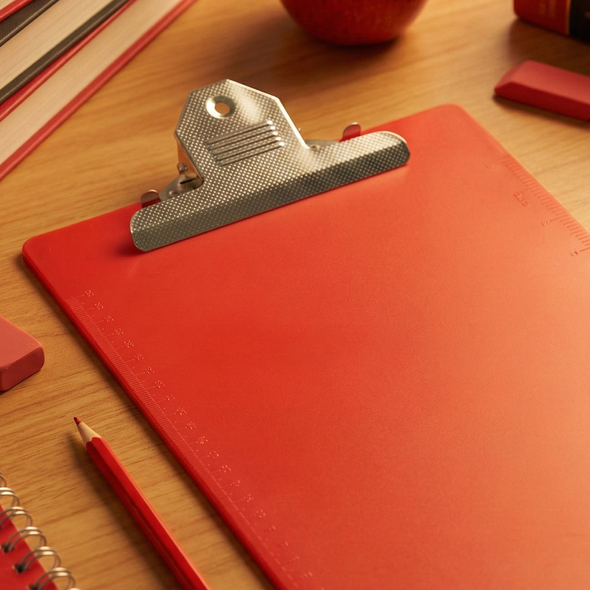 Fojo Premium A4 Writing Clipboard – Durable Recyclable PP Plastic Exam Pad