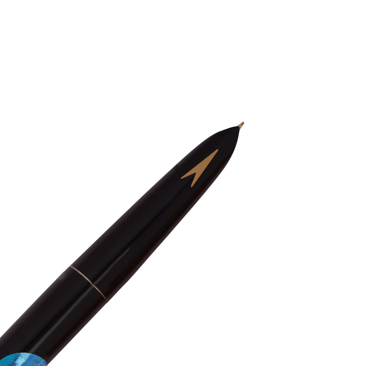Hero 329 Black Gold Cap Aerometric Fine Nib Fountain Pen
