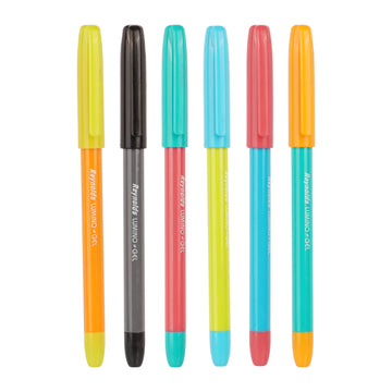 Reynolds Lumino Blue Ink Gel Pen Set – 6 Pcs