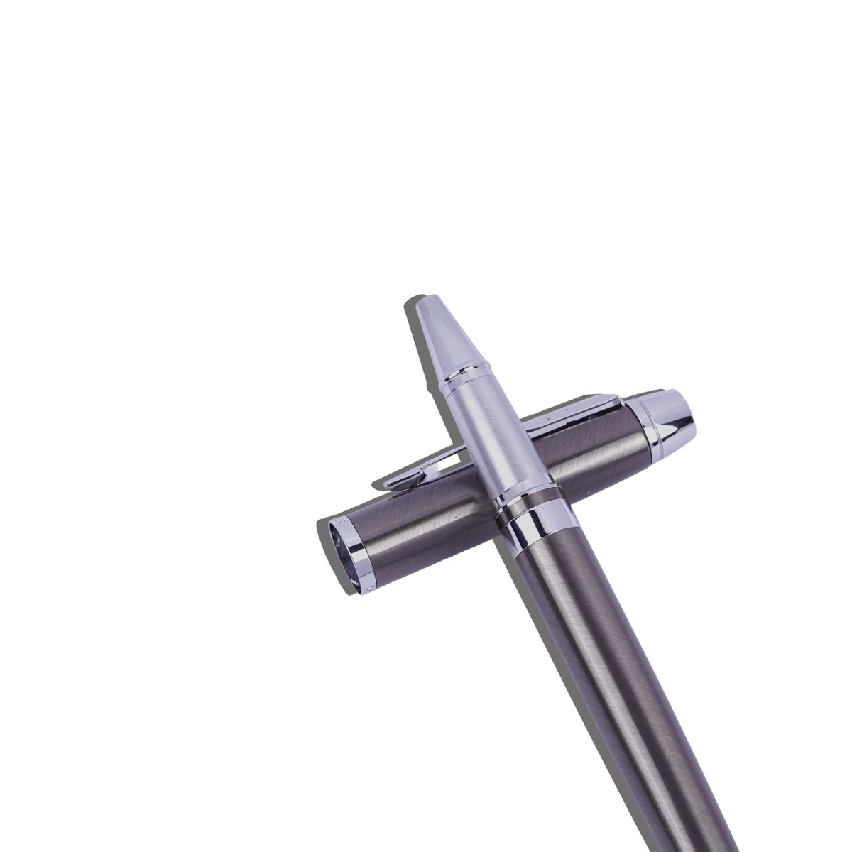 Parker Odyssey Gun Metal Roller Ball Pen – Chrome Trim, Premium Gift Box