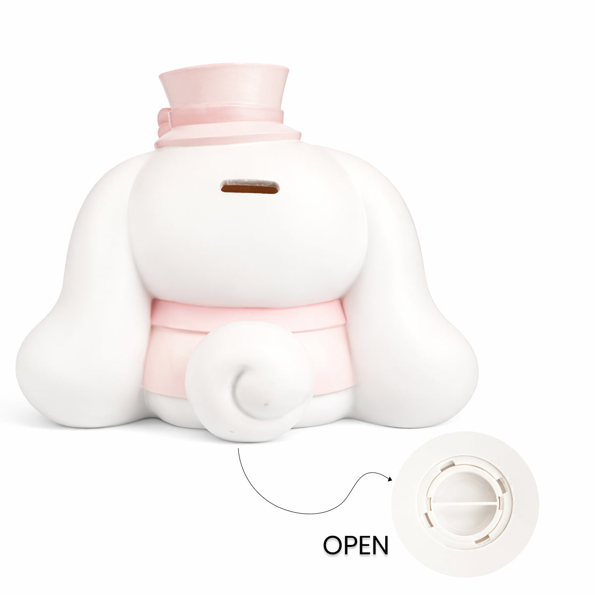 The Writershub Cinnamoroll Pink Outfit Piggy Bank - Cute Coin Saver