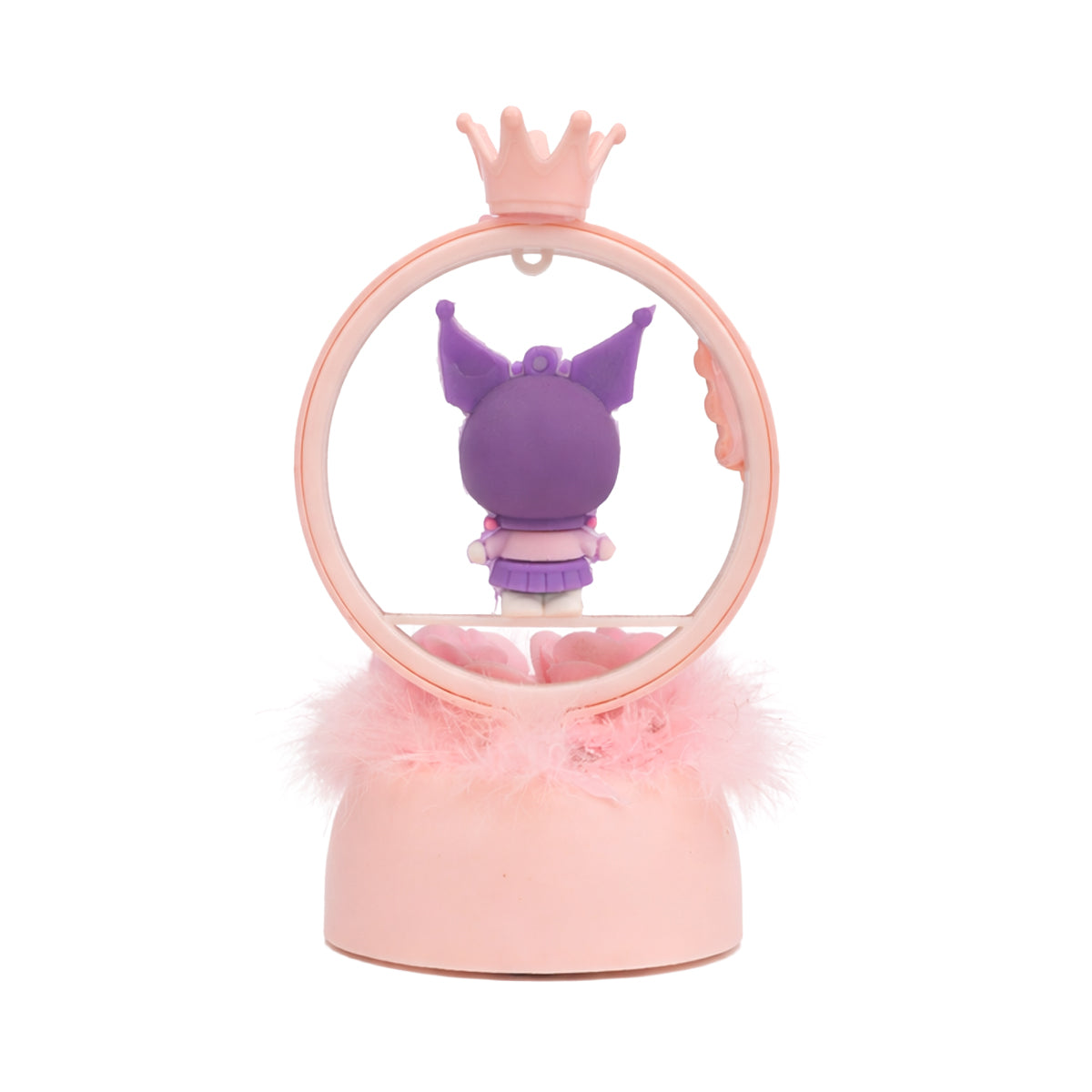 The Writershub Kuromi Happy Birthday Cake Topper - Pink Sanrio Decor, 14.5cm