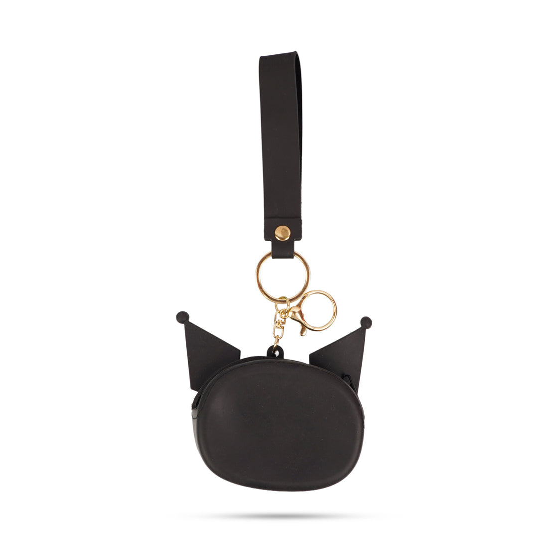 Kuromi Silicone Coin Purse with Keychain