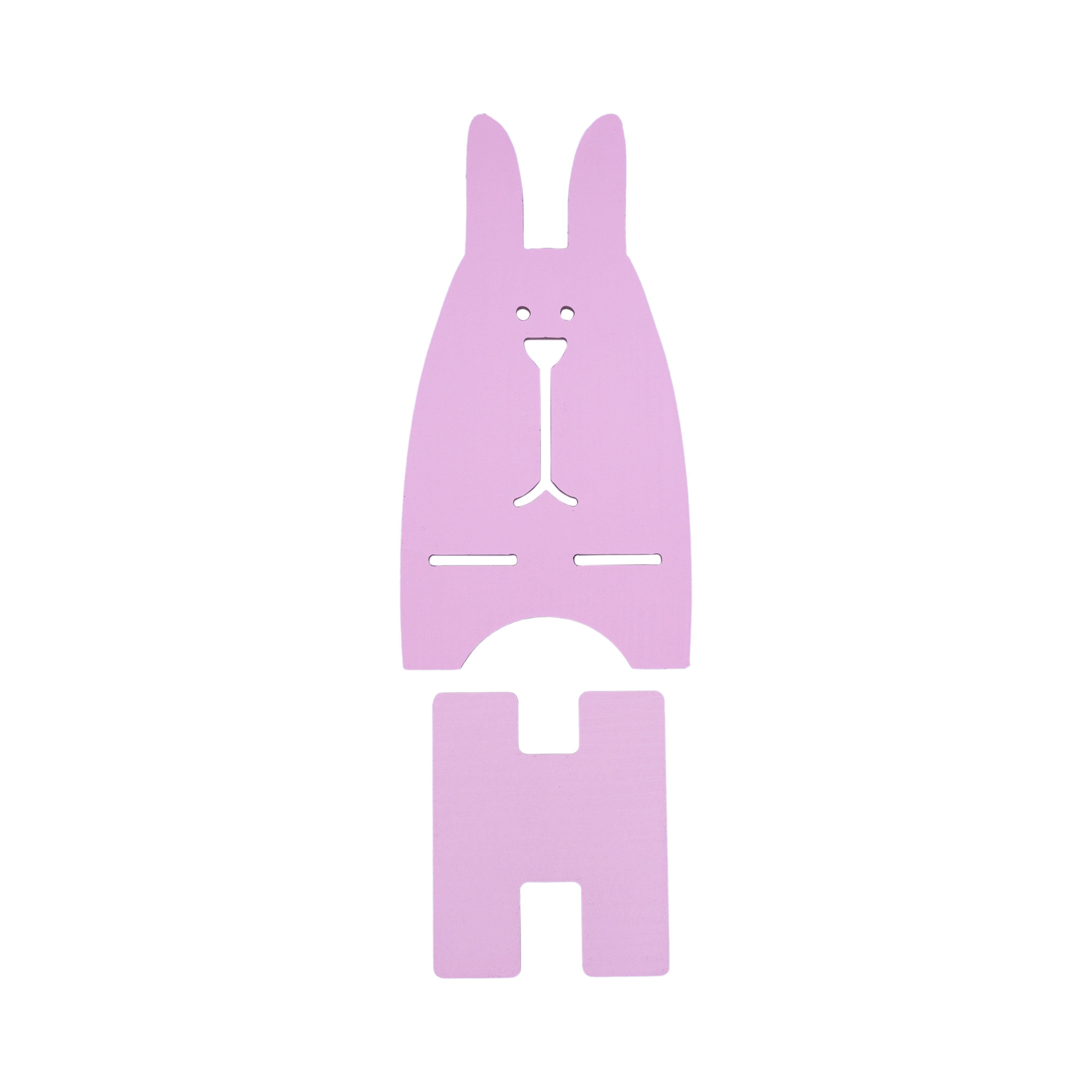 Wooden Rabbit Phone Stand – Cute & Sturdy Mobile Holder for Desk