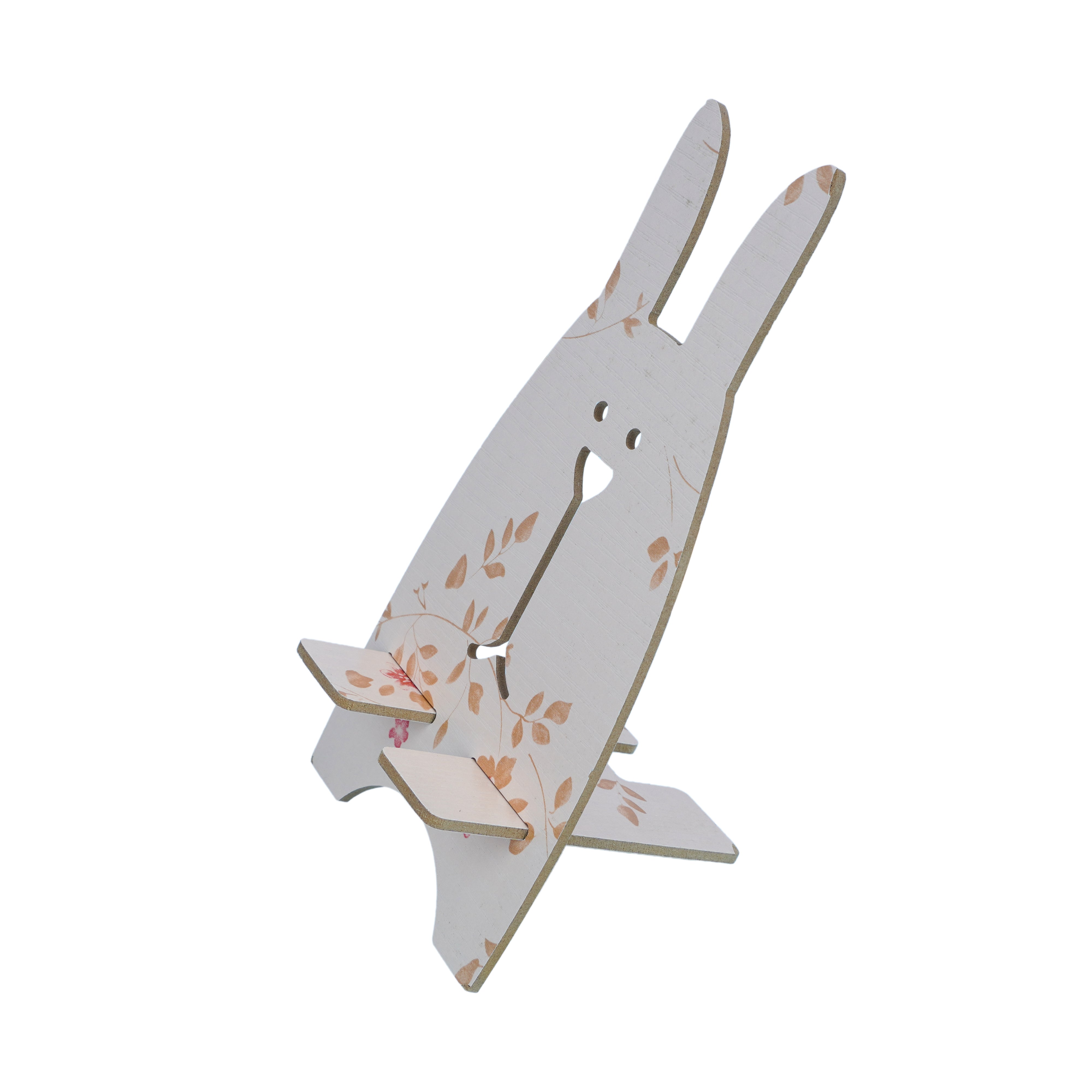 Wooden Rabbit Phone Stand – Cute & Sturdy Mobile Holder for Desk