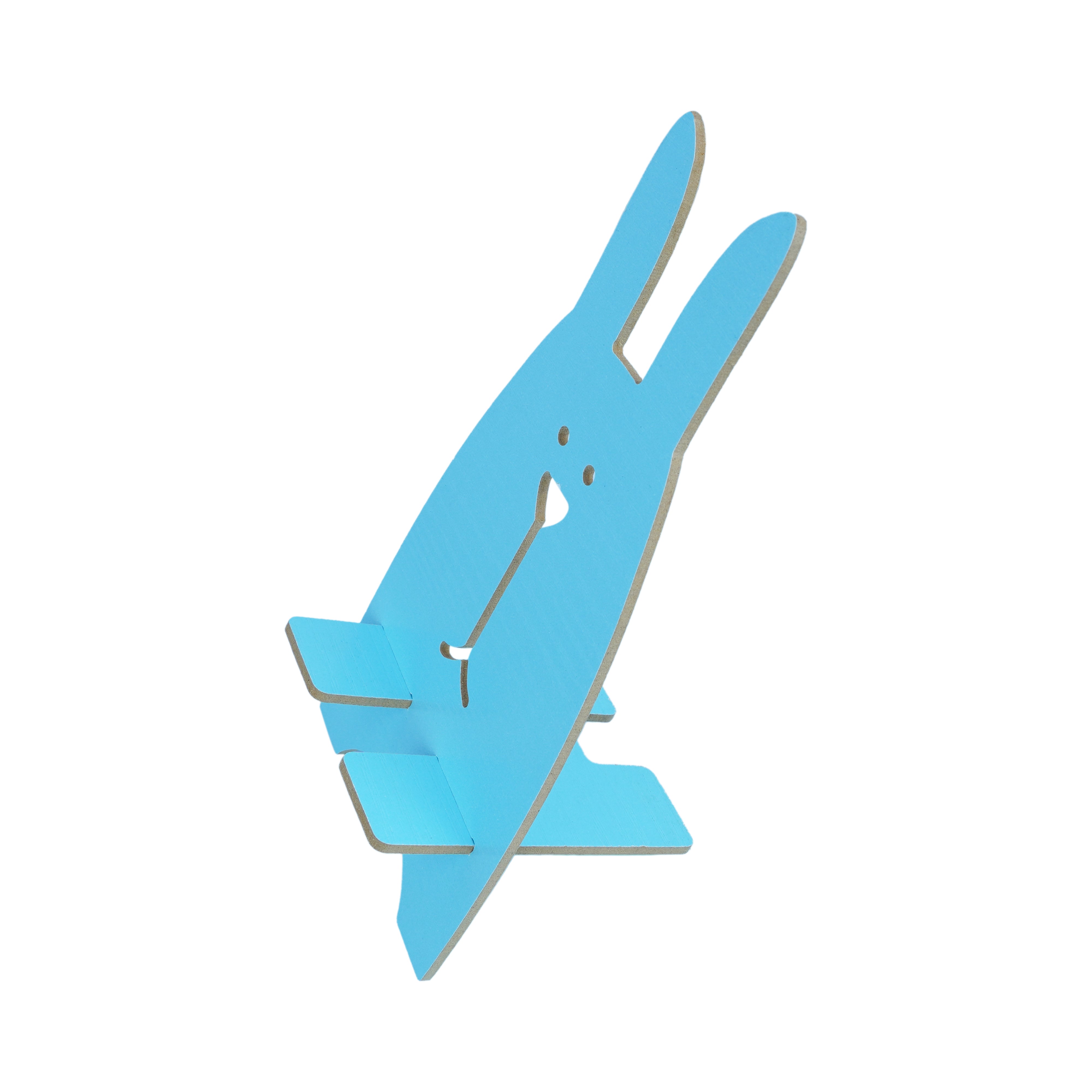 Wooden Rabbit Phone Stand – Cute & Sturdy Mobile Holder for Desk