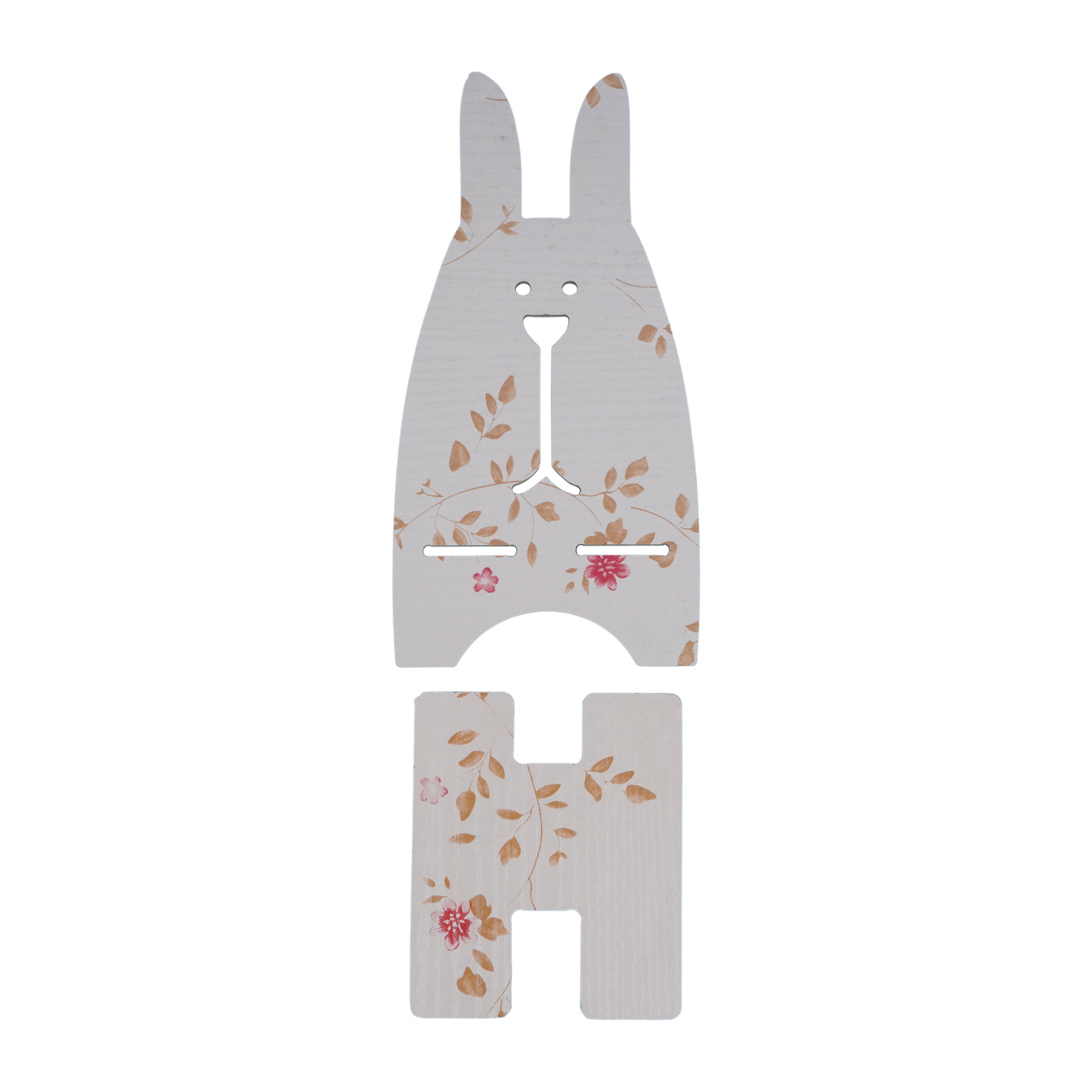 Wooden Rabbit Phone Stand – Cute & Sturdy Mobile Holder for Desk