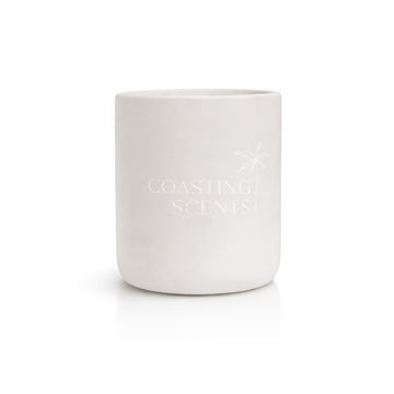 The Writershub Premium Soy Wax Jar Candle – Ceramic Light Grey