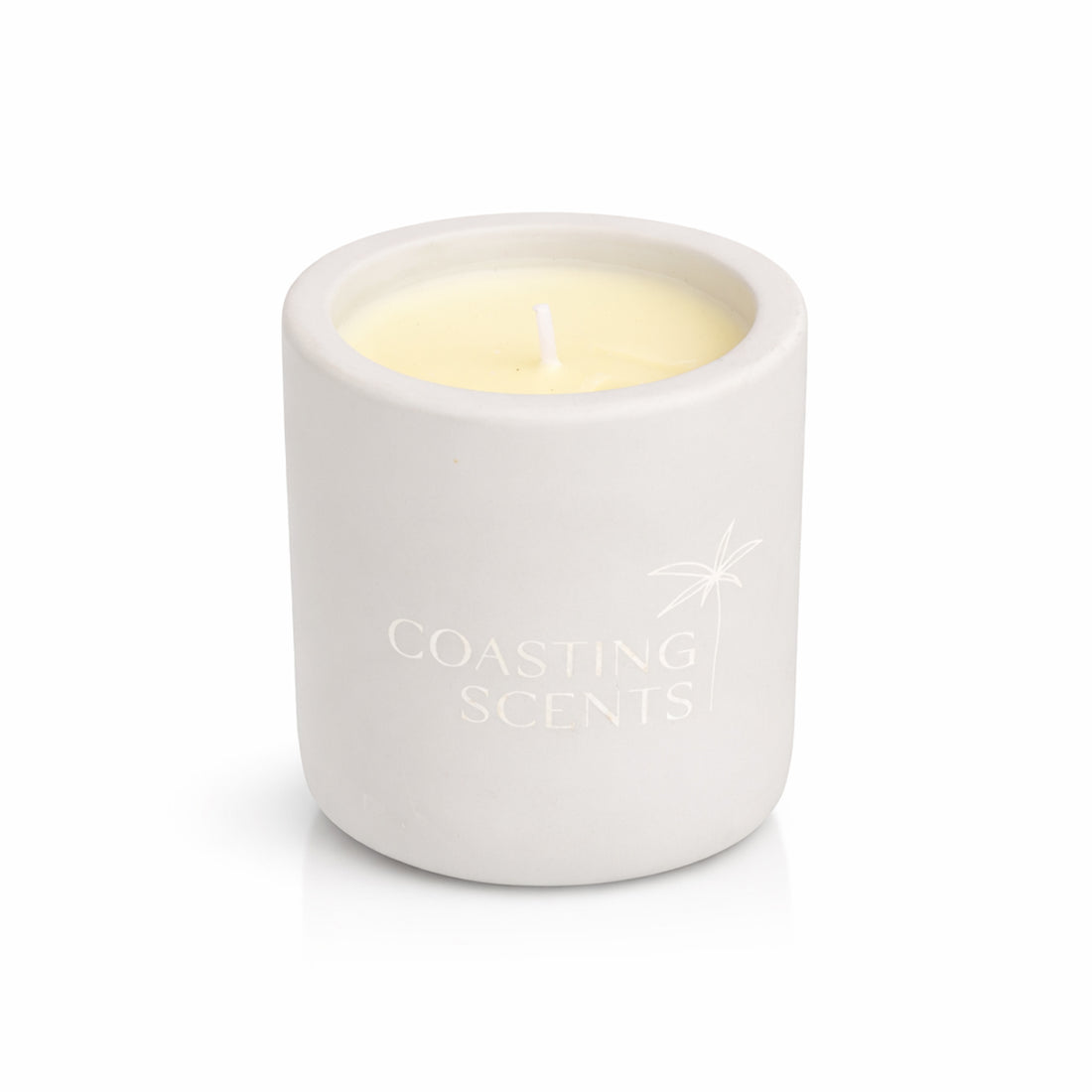 The Writershub Premium Soy Wax Jar Candle – Ceramic Light Grey