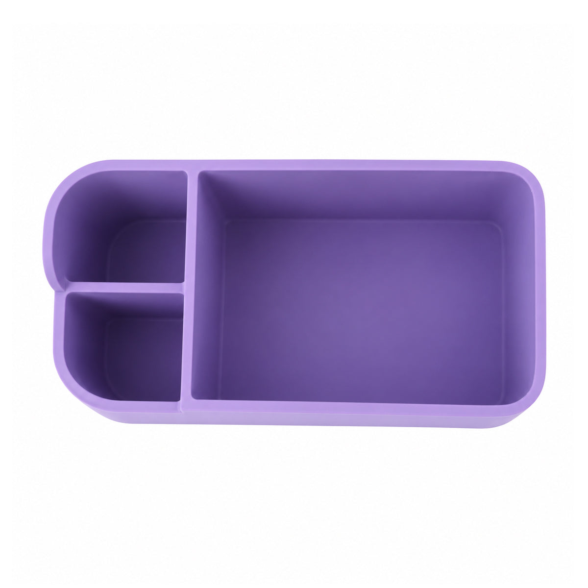 Multifunctional Purple Tissue Box Holder with Storage - Good Luck Print