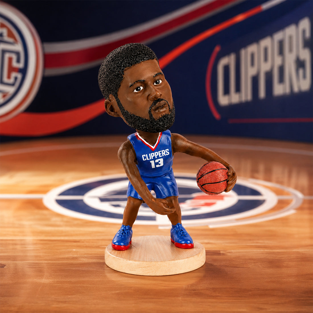 Paul George Los Angeles Clippers Bobblehead Action Figure