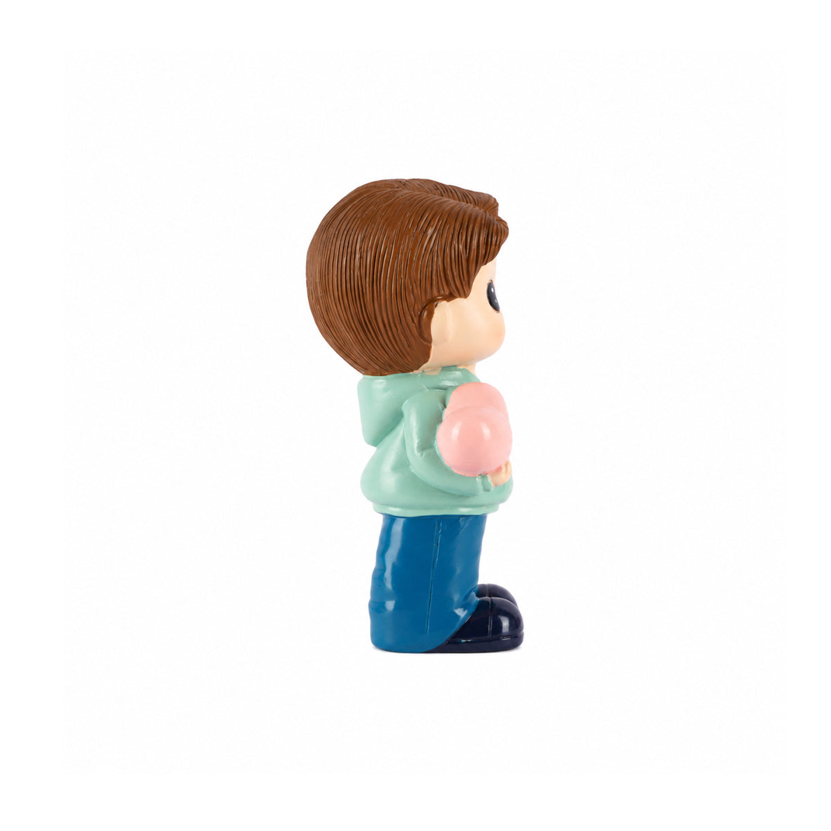 Decorative Couple Figurine Showpiece – Girl with Roses & Boy with “LOVE” Heart