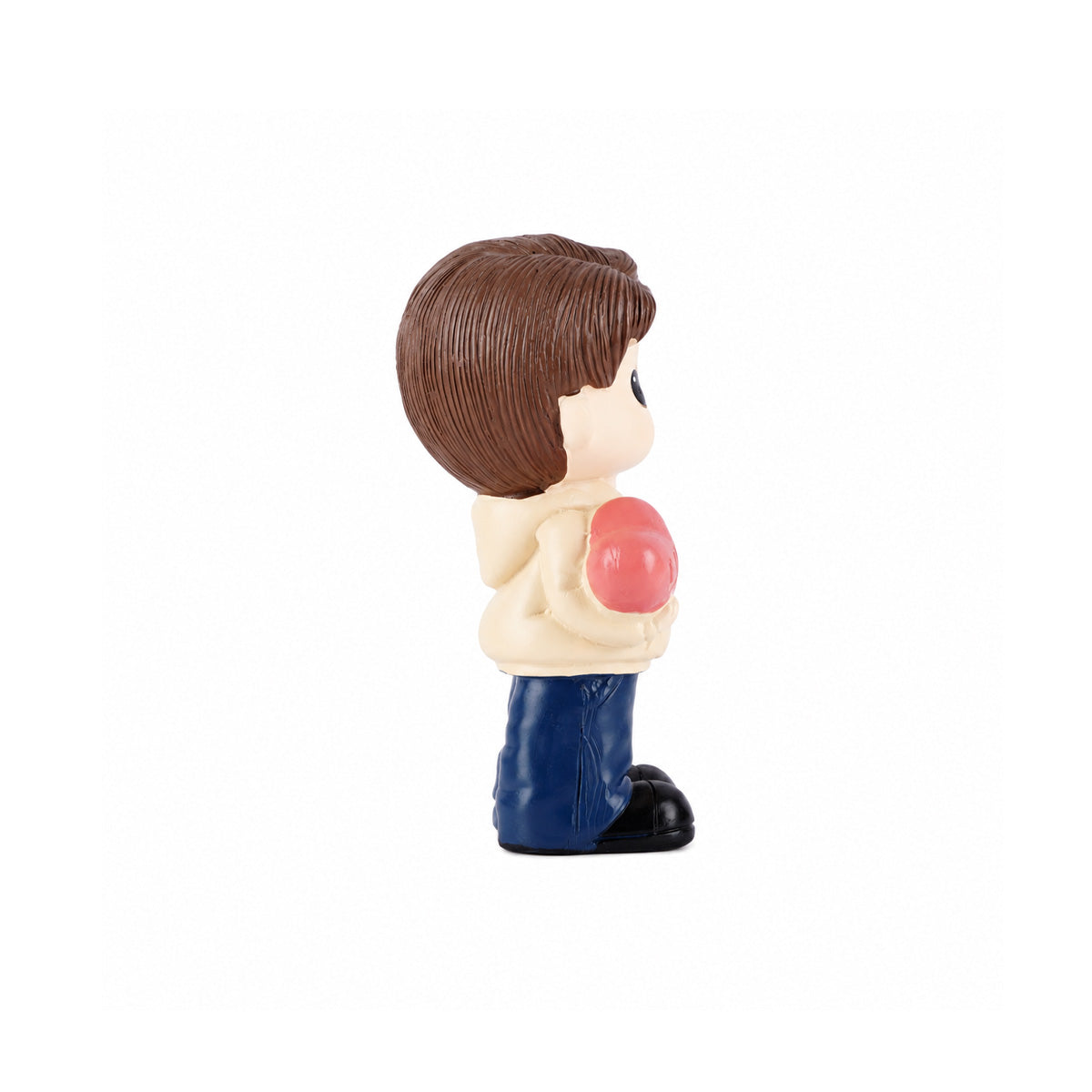 Decorative Couple Figurine Showpiece – Girl with Roses & Boy with “LOVE” Heart