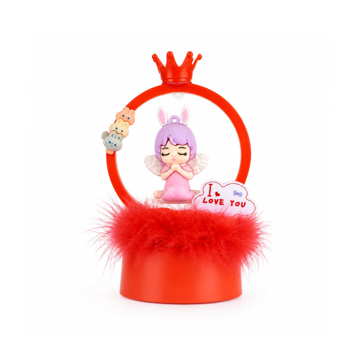 Cute Angel Girl LED I Love You Decoration Showpiece