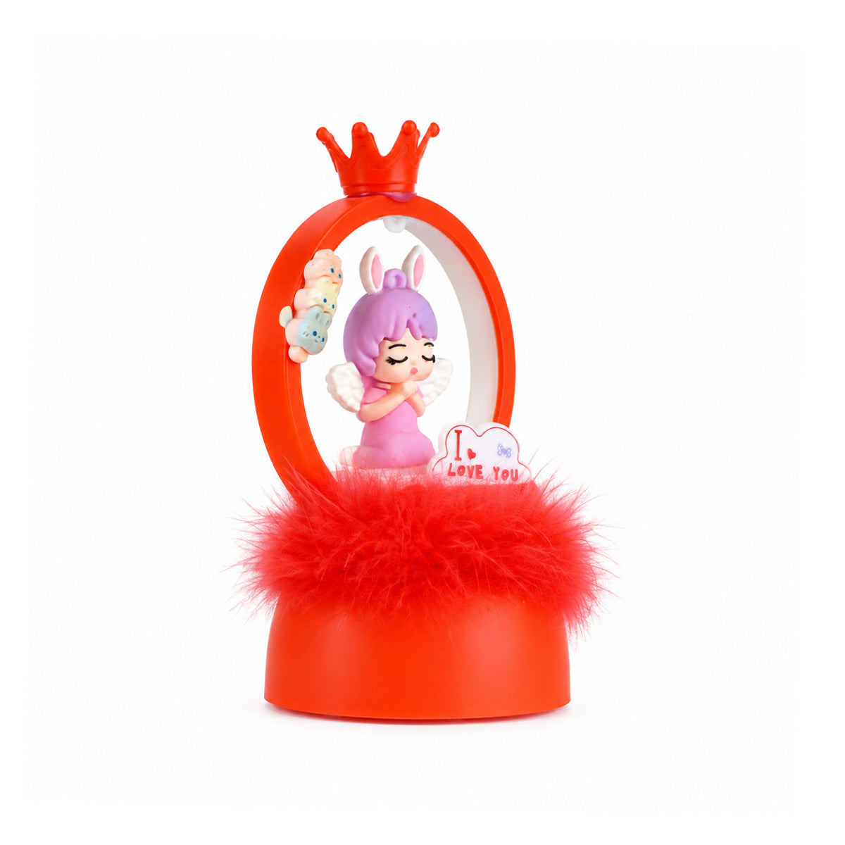 Cute Angel Girl LED I Love You Decoration Showpiece