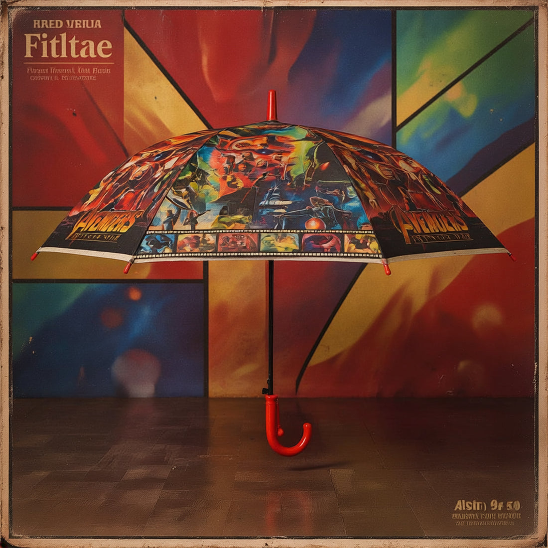 Arav Marvel Avengers Themed Kids Umbrella — Multicolour, 65 cm