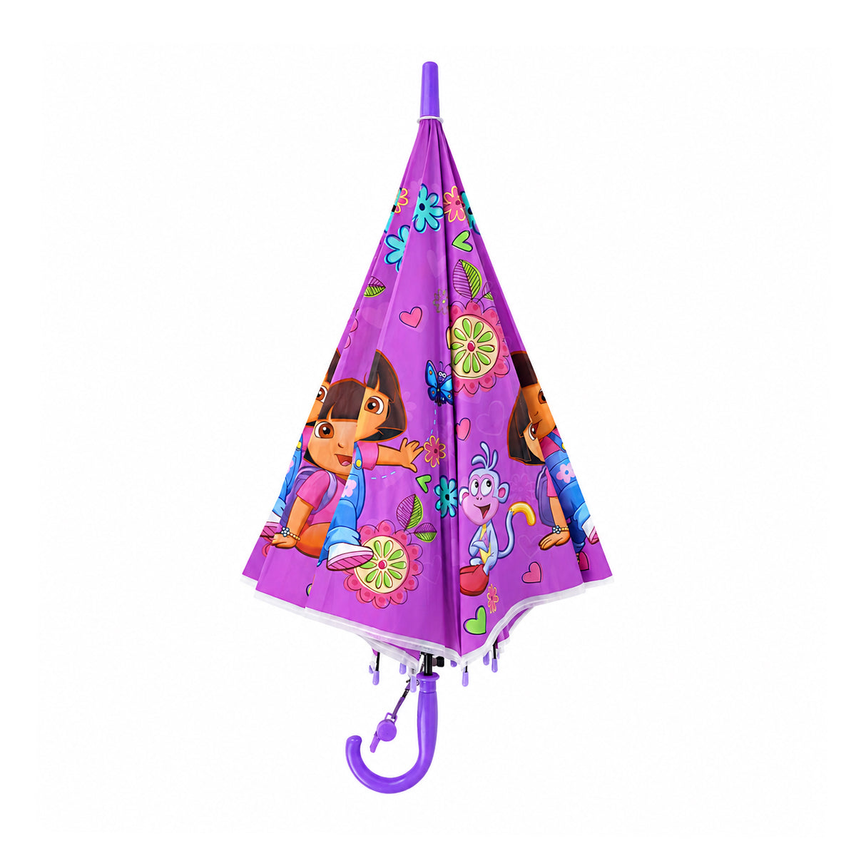 Arav Purple Dora Themed Kids Umbrella — Purple, 65 cm