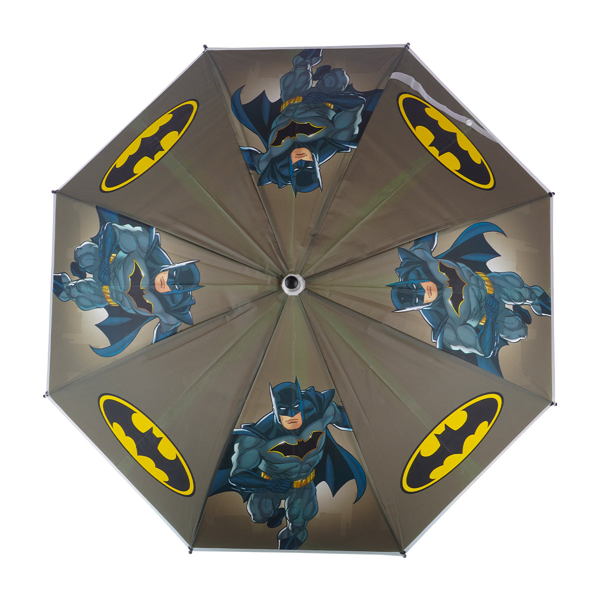 Arav Batman Kids Umbrella — Grey‑Green, 65 cm